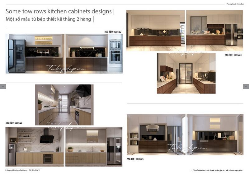 Hãy chọn kiểu thiết kế tủ bếp chạy song song tối ưu không gian cho ngôi nhà có diện tích không quá rộng