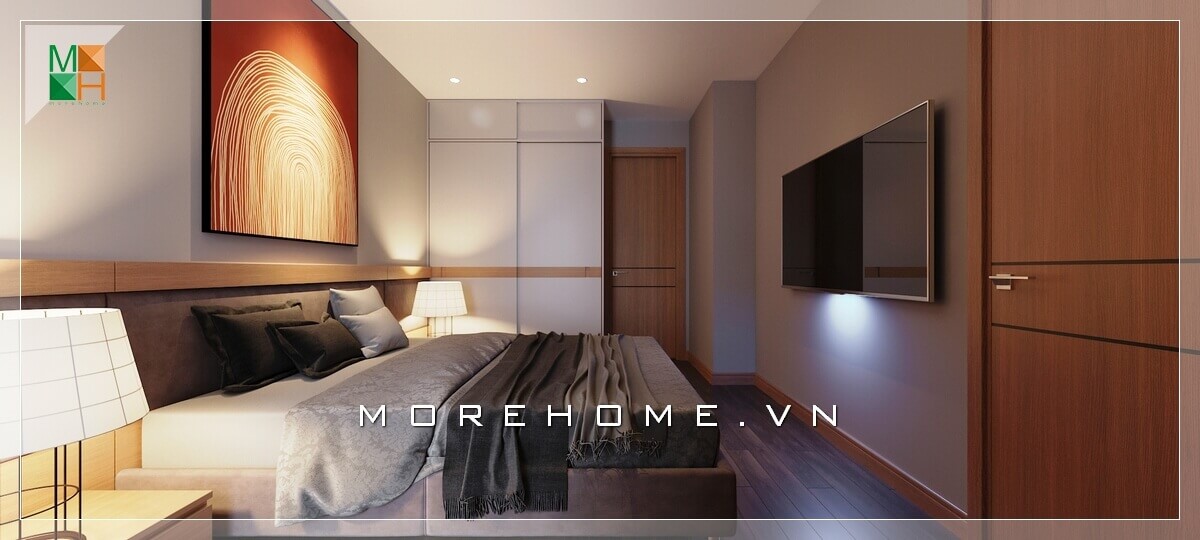 Chiêm ngưỡng mẫu thiết kế nội thất phòng ngủ chung cư giản đơn, đẹp và sang trọng. Mẫu nội thất chung cư đẹp