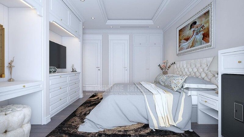 + 20 Phòng ngủ đẹp trong thiết kế nội thất chung cư 130m2 tại tp. Hồ Chí Minh |MOREHOME