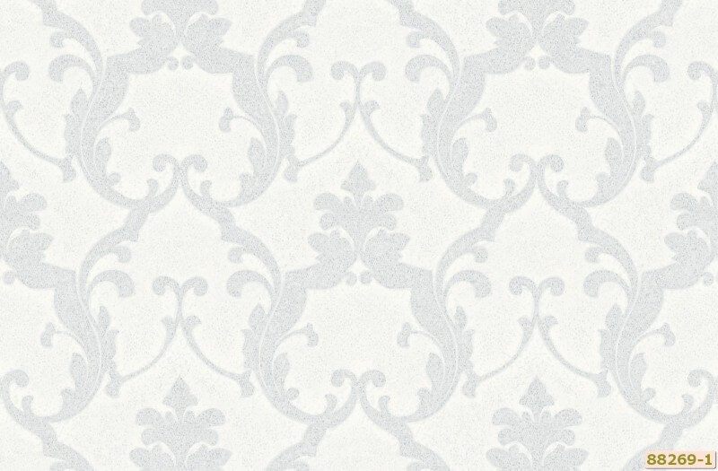 Giấy dán tường hàn quốc mã 88269-1 với họa tiết hoa văn cổ điển rất nổi bật