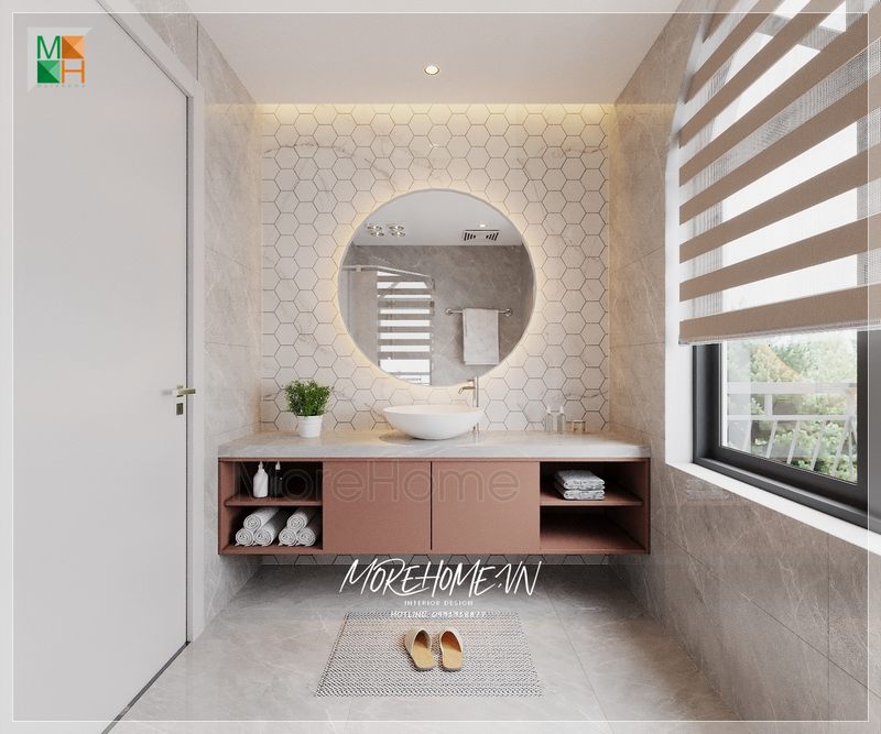 Bộ sưu tập 19 công trình thiết kế không gian phòng tắm nhà phố hiện đại từ Nội thất MoreHome