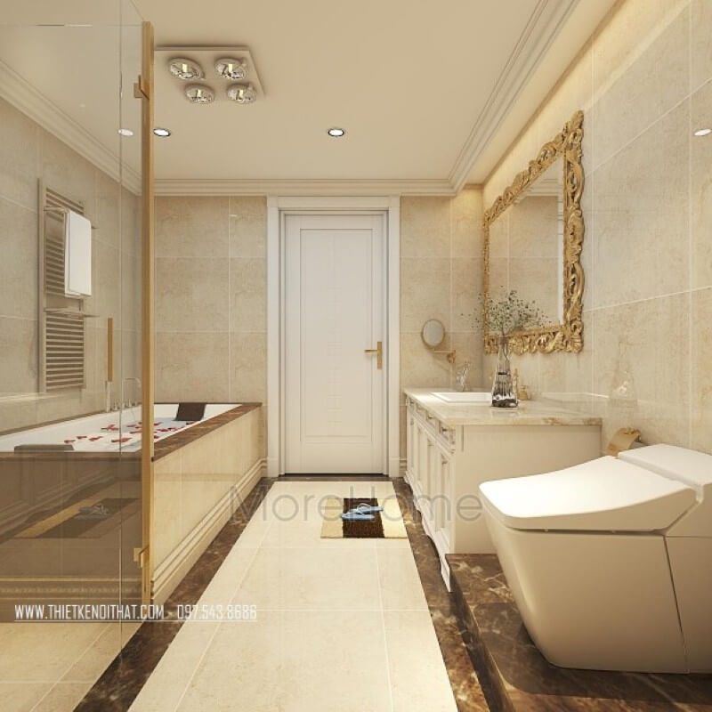 Đá ốp tủ lavabo cao cấp giúp gia chủ dễ dàng lau chùi vệ sinh hơn trong quá trình sử dụng