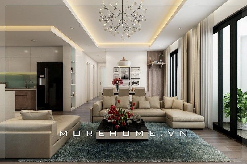 Mẫu thiết kế phòng khách biệt thự hiện đại giúp gia chủ khẳng định được vị thế.