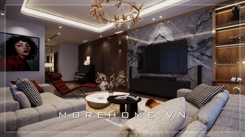 . Gia chủ nên quan tâm đến việc thiết kế nội thất phòng khách hiện đại để tạo ra một không gian sống đẹp mắt cho những lần đón tiếp bạn bè và người thân.